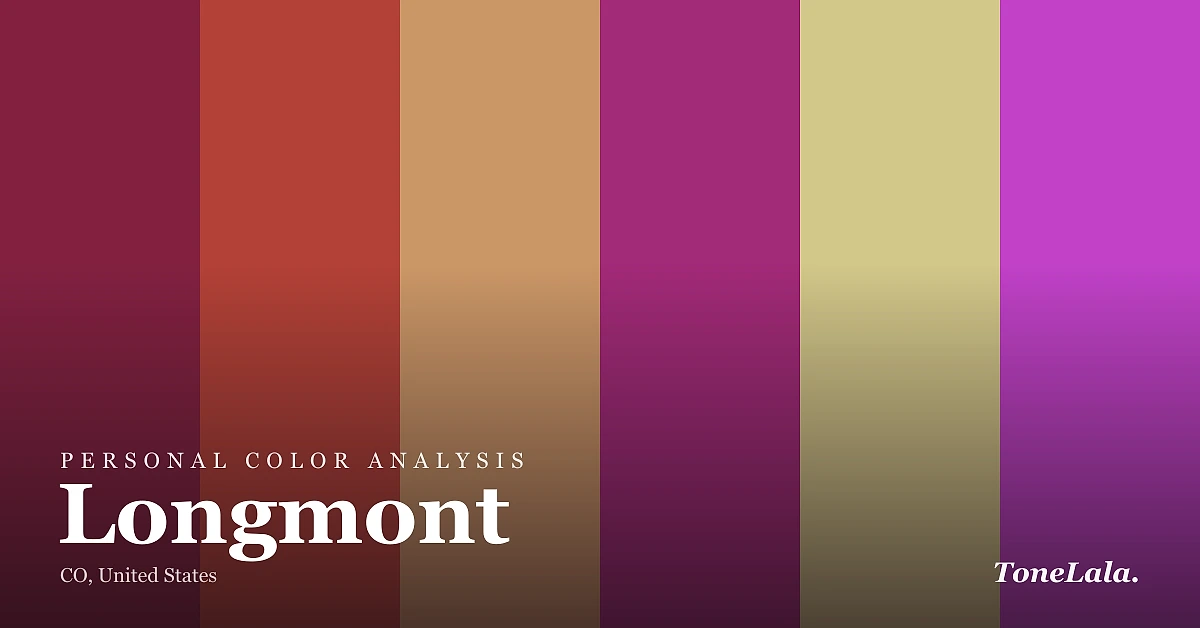 Personal color analysis in Longmont — the Longmont color palette by ToneLala