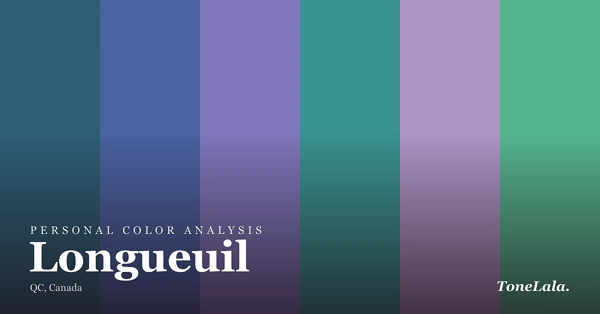 Personal color analysis in Longueuil — the Longueuil color palette by ToneLala