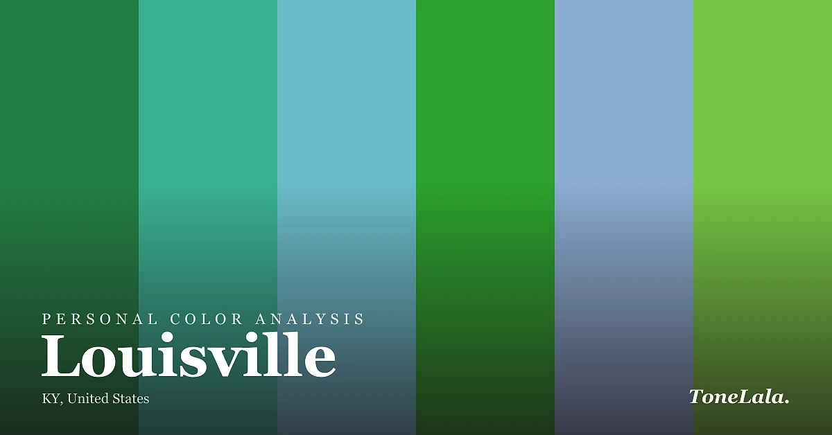 Personal color analysis in Louisville — the Louisville color palette by ToneLala
