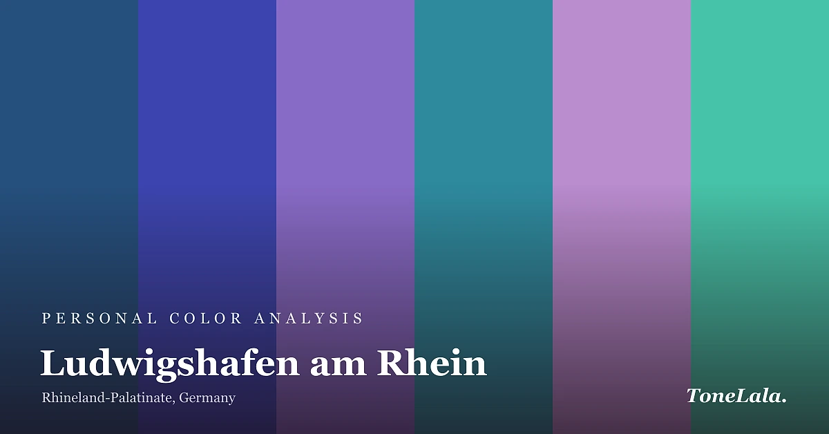 Personal color analysis in Ludwigshafen am Rhein — the Ludwigshafen am Rhein color palette by ToneLala