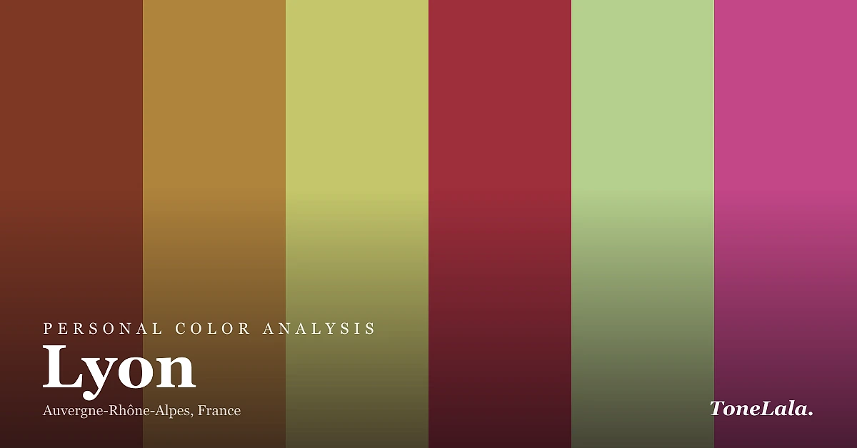 Personal color analysis in Lyon — the Lyon color palette by ToneLala
