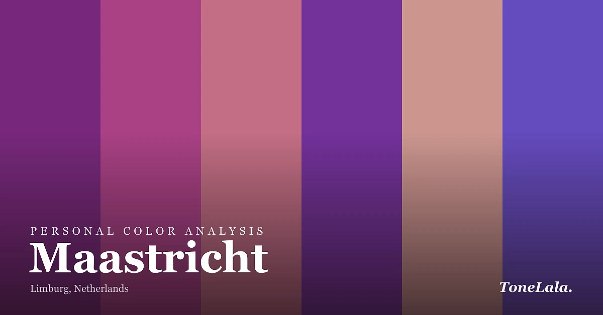 Personal color analysis in Maastricht — the Maastricht color palette by ToneLala