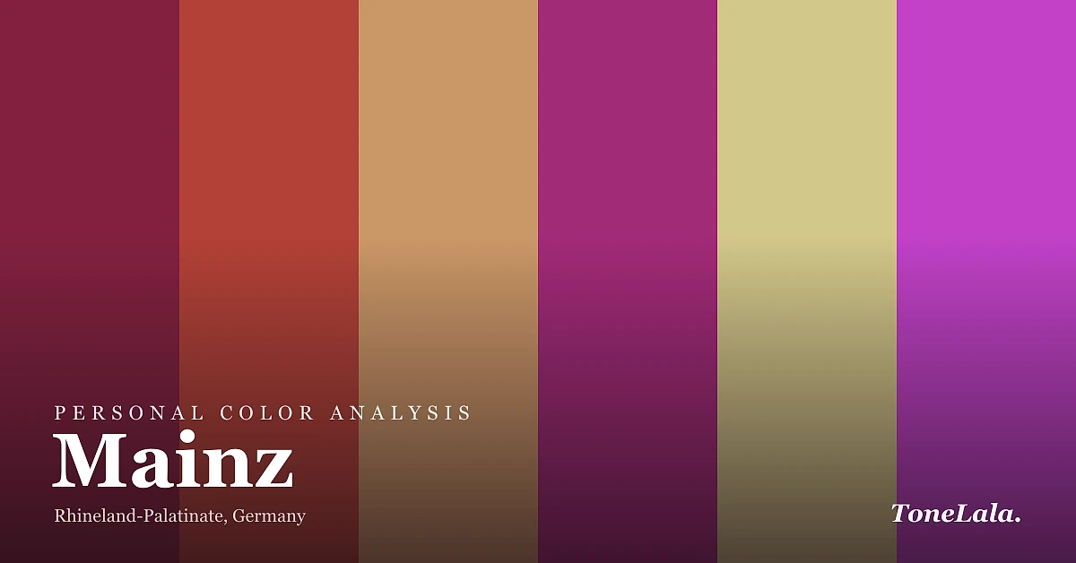 Personal color analysis in Mainz — the Mainz color palette by ToneLala