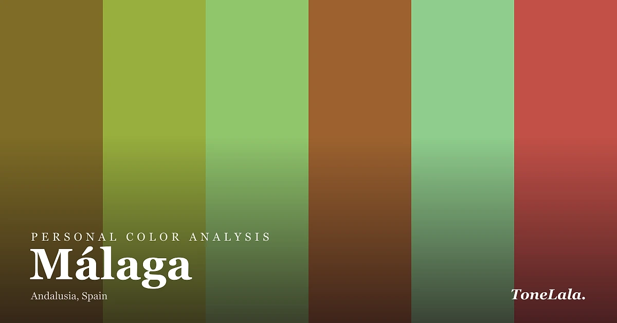 Personal color analysis in Málaga — the Málaga color palette by ToneLala