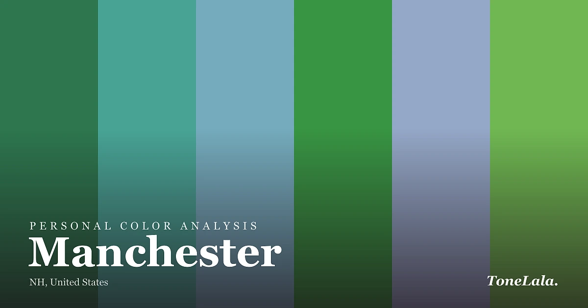 Personal color analysis in Manchester — the Manchester color palette by ToneLala