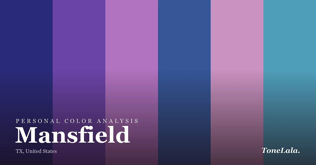 Personal color analysis in Mansfield — the Mansfield color palette by ToneLala