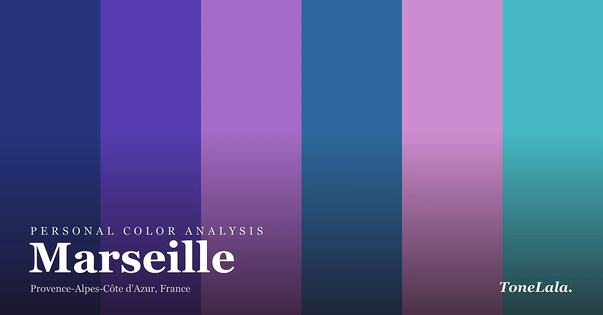 Personal color analysis in Marseille — the Marseille color palette by ToneLala