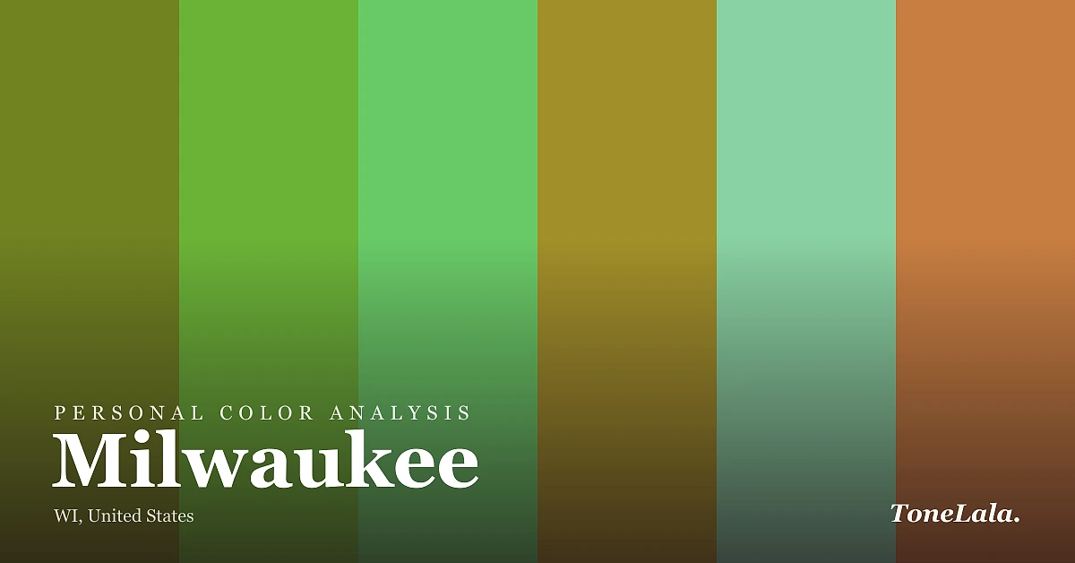 Personal color analysis in Milwaukee — the Milwaukee color palette by ToneLala