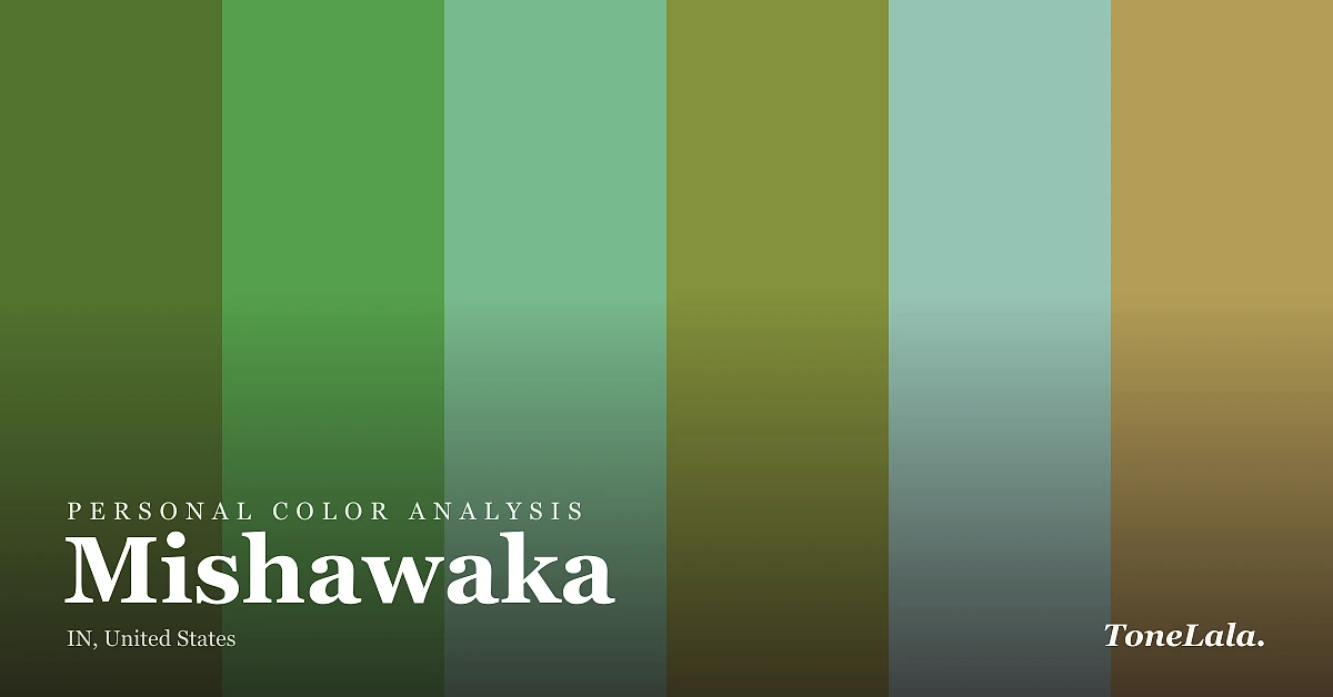 Personal color analysis in Mishawaka — the Mishawaka color palette by ToneLala