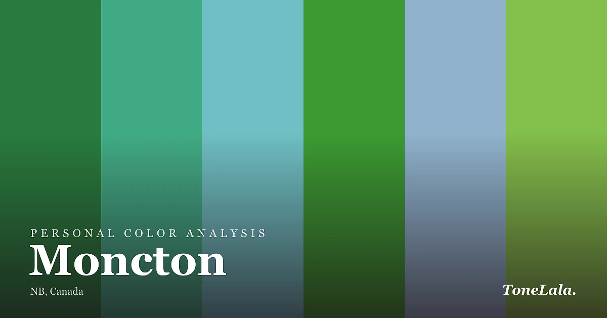 Personal color analysis in Moncton — the Moncton color palette by ToneLala