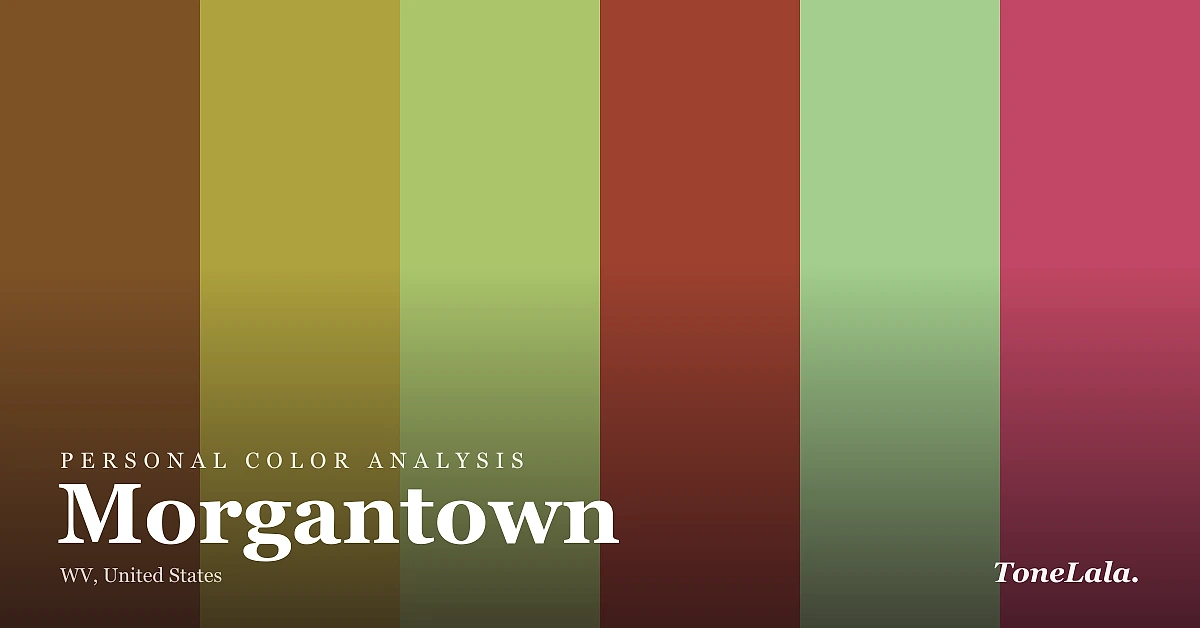 Personal color analysis in Morgantown — the Morgantown color palette by ToneLala