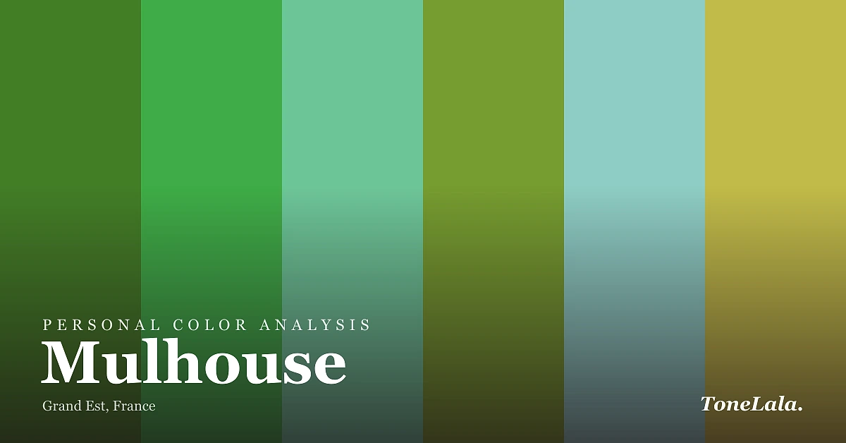 Personal color analysis in Mulhouse — the Mulhouse color palette by ToneLala