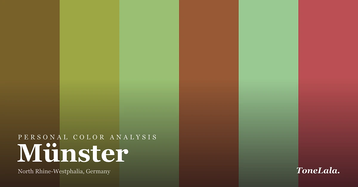 Personal color analysis in Münster — the Münster color palette by ToneLala