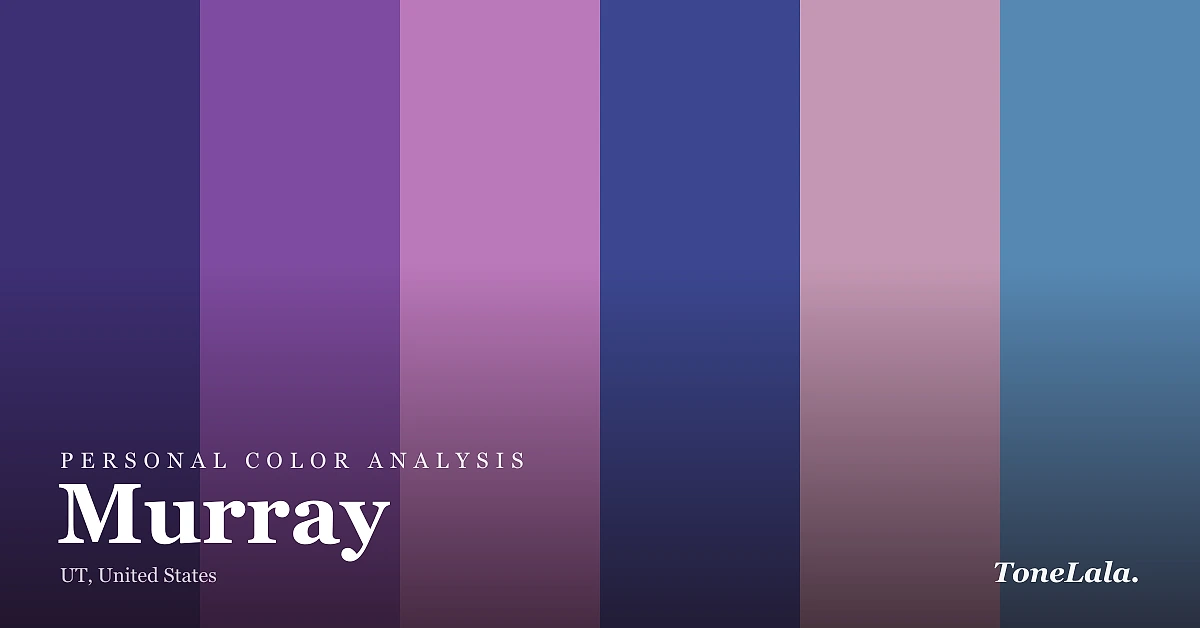 Personal color analysis in Murray — the Murray color palette by ToneLala