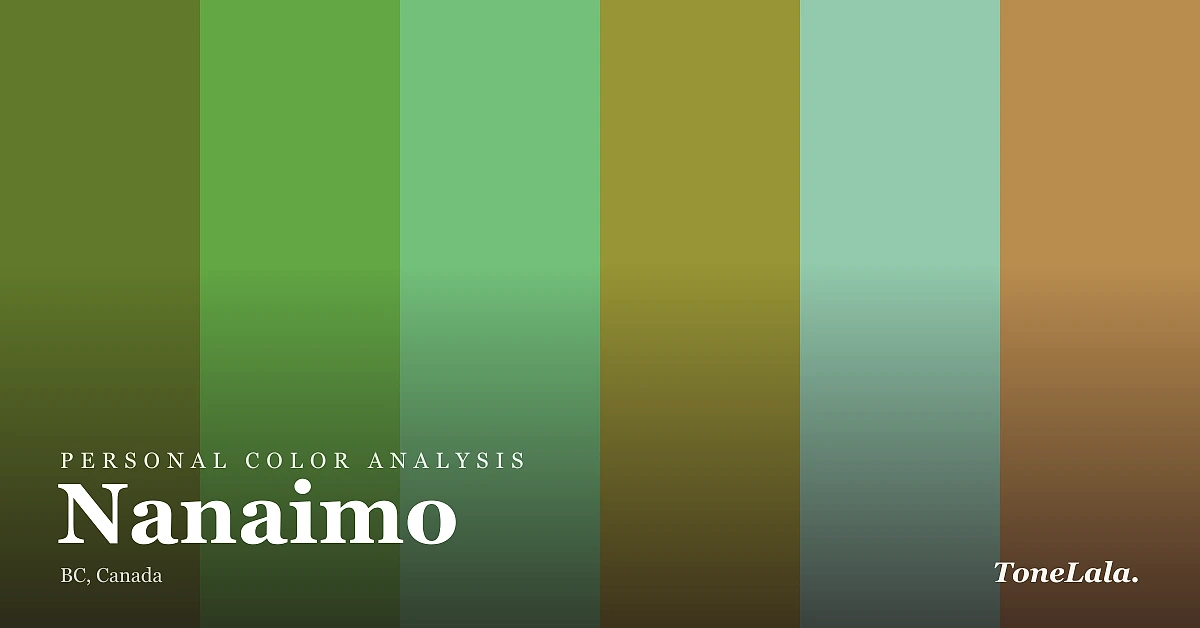 Personal color analysis in Nanaimo — the Nanaimo color palette by ToneLala