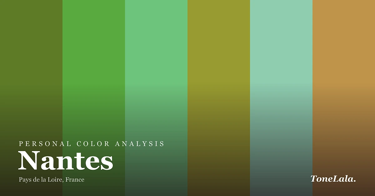 Personal color analysis in Nantes — the Nantes color palette by ToneLala