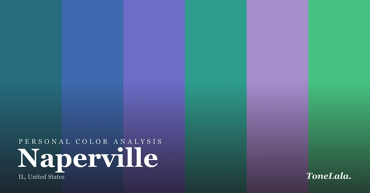 Personal color analysis in Naperville — the Naperville color palette by ToneLala