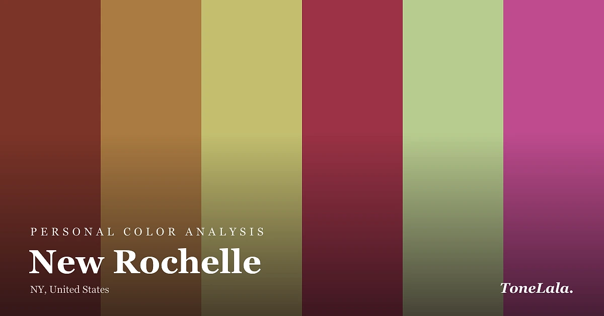 Personal color analysis in New Rochelle — the New Rochelle color palette by ToneLala