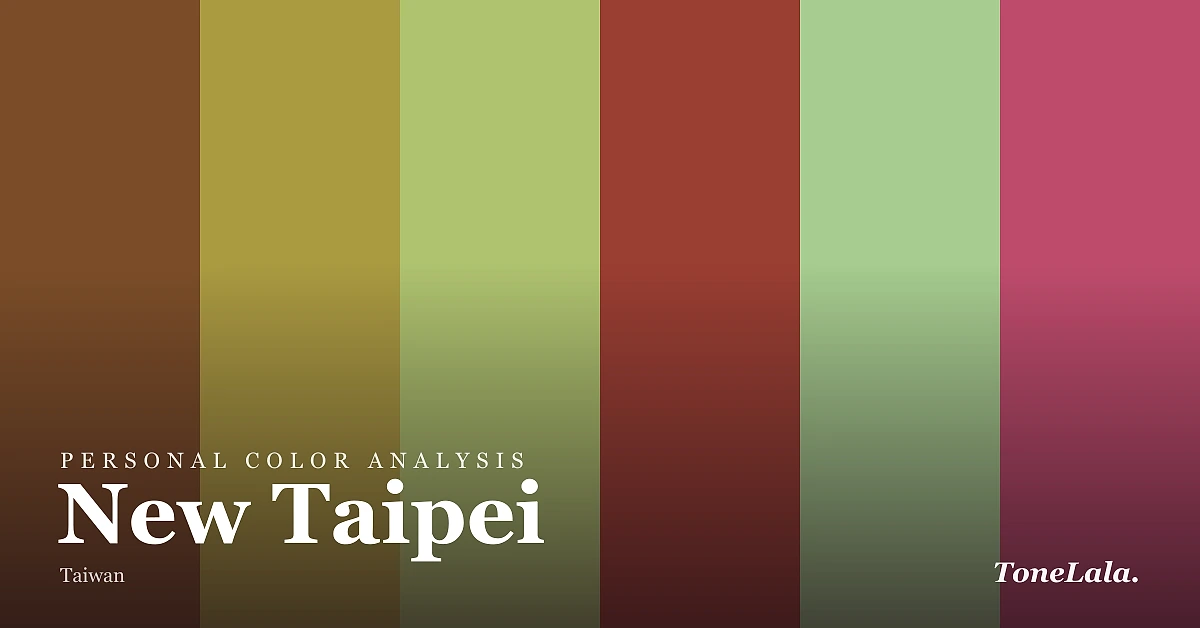 Personal color analysis in New Taipei — the New Taipei color palette by ToneLala