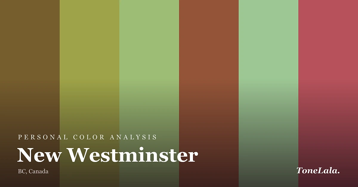 Personal color analysis in New Westminster — the New Westminster color palette by ToneLala