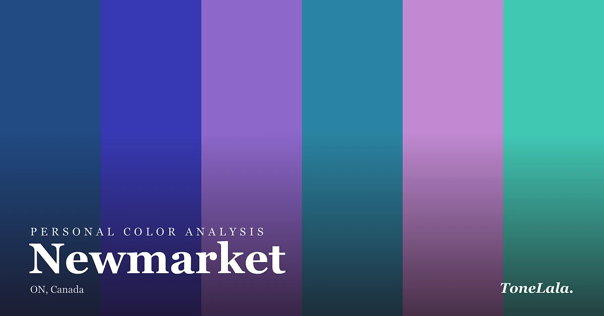 Personal color analysis in Newmarket — the Newmarket color palette by ToneLala