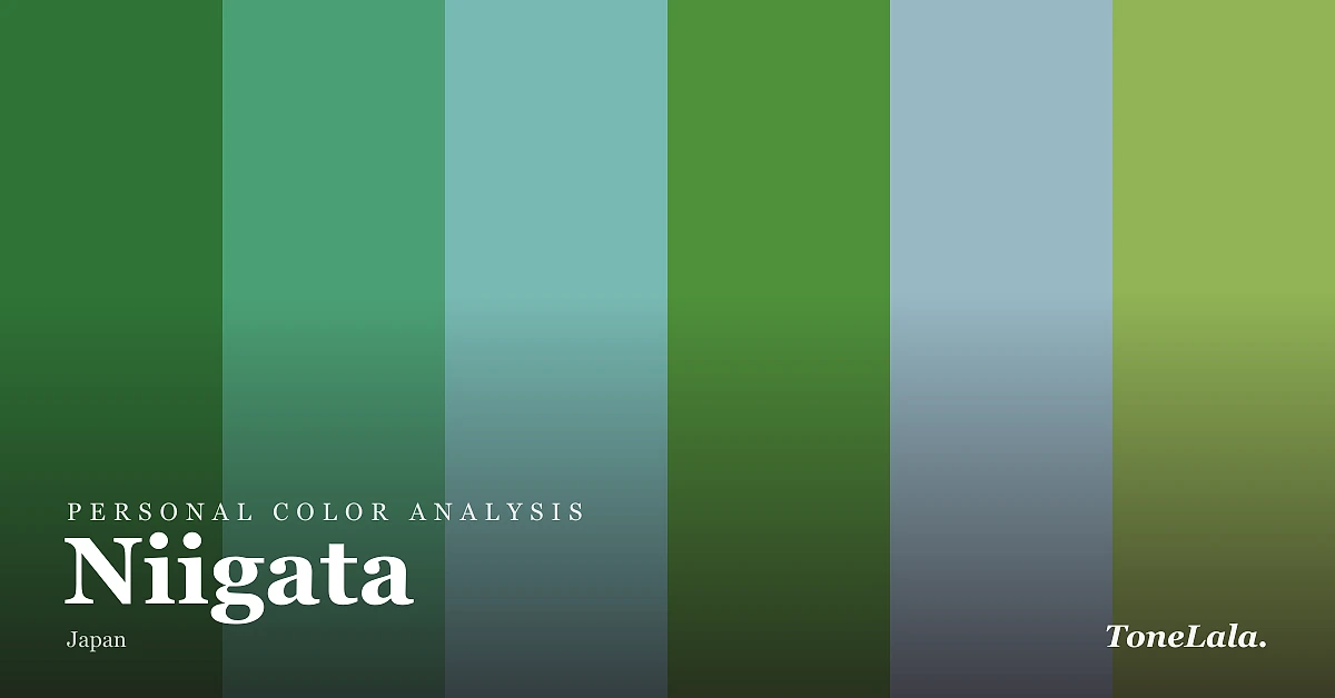 Personal color analysis in Niigata — the Niigata color palette by ToneLala
