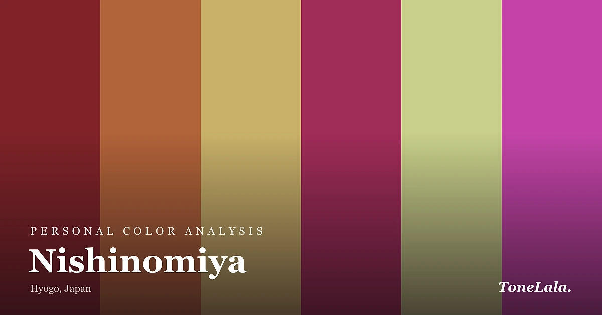 Personal color analysis in Nishinomiya — the Nishinomiya color palette by ToneLala