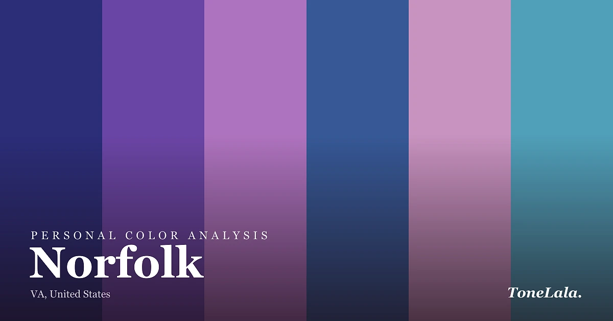 Personal color analysis in Norfolk — the Norfolk color palette by ToneLala