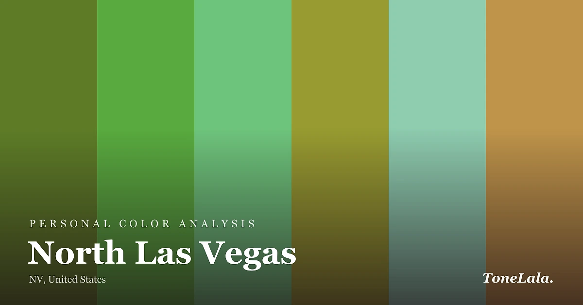 Personal color analysis in North Las Vegas — the North Las Vegas color palette by ToneLala