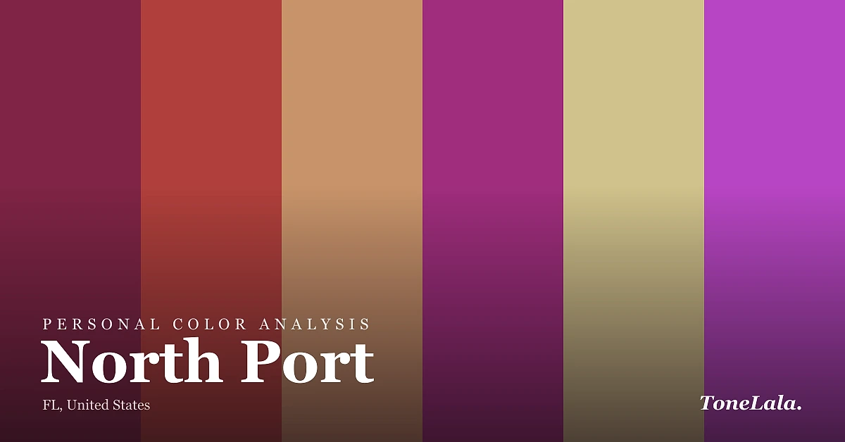 Personal color analysis in North Port — the North Port color palette by ToneLala