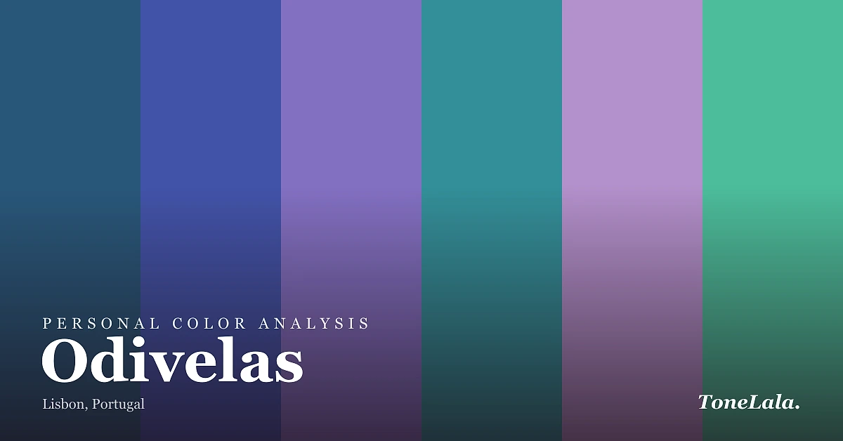Personal color analysis in Odivelas — the Odivelas color palette by ToneLala