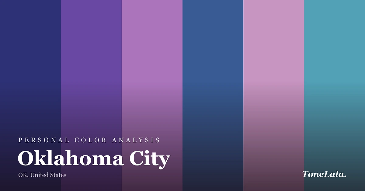 Personal color analysis in Oklahoma City — the Oklahoma City color palette by ToneLala