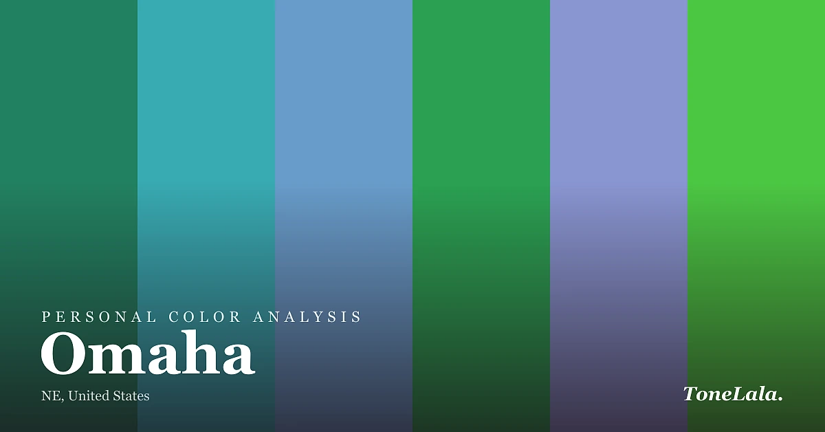 Personal color analysis in Omaha — the Omaha color palette by ToneLala