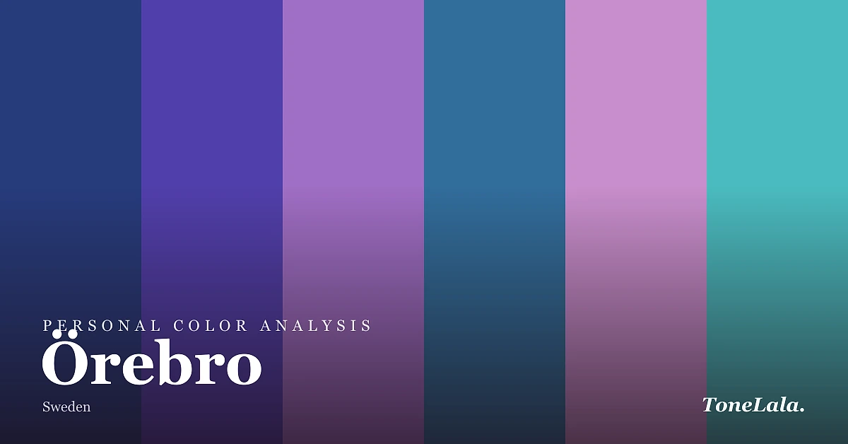 Personal color analysis in Örebro — the Örebro color palette by ToneLala
