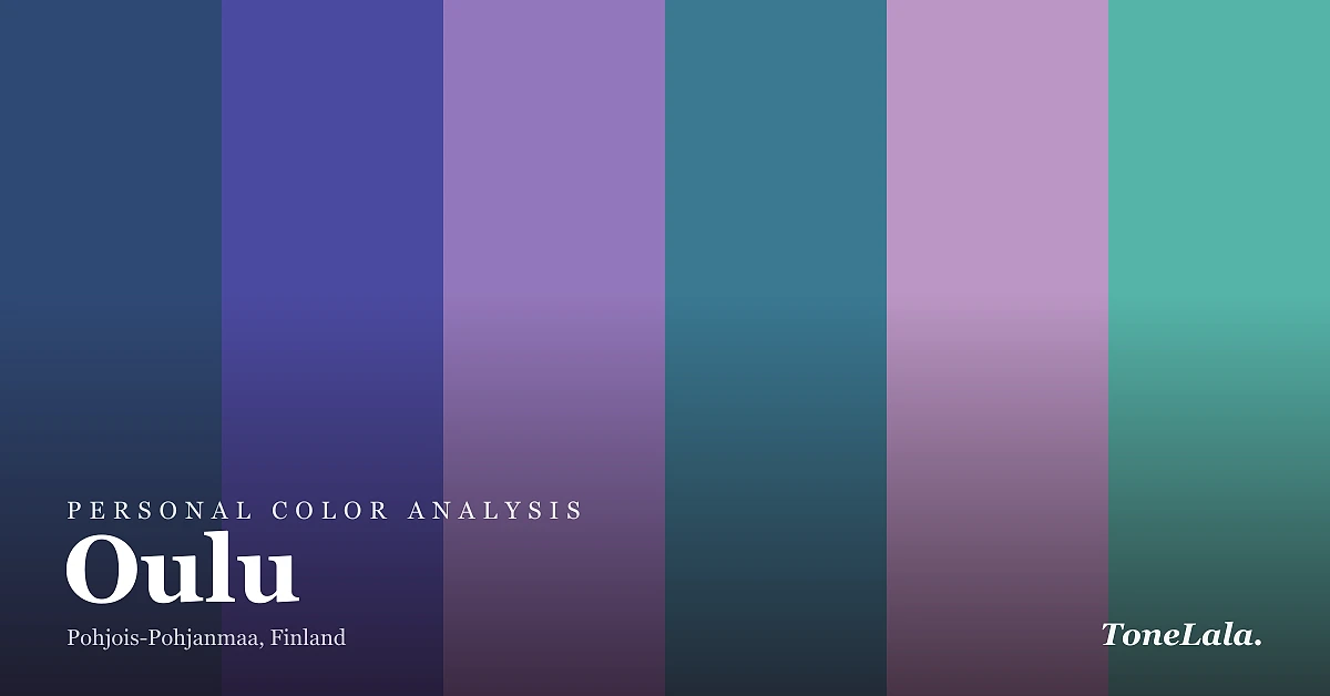 Personal color analysis in Oulu — the Oulu color palette by ToneLala