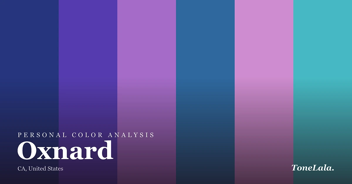 Personal color analysis in Oxnard — the Oxnard color palette by ToneLala