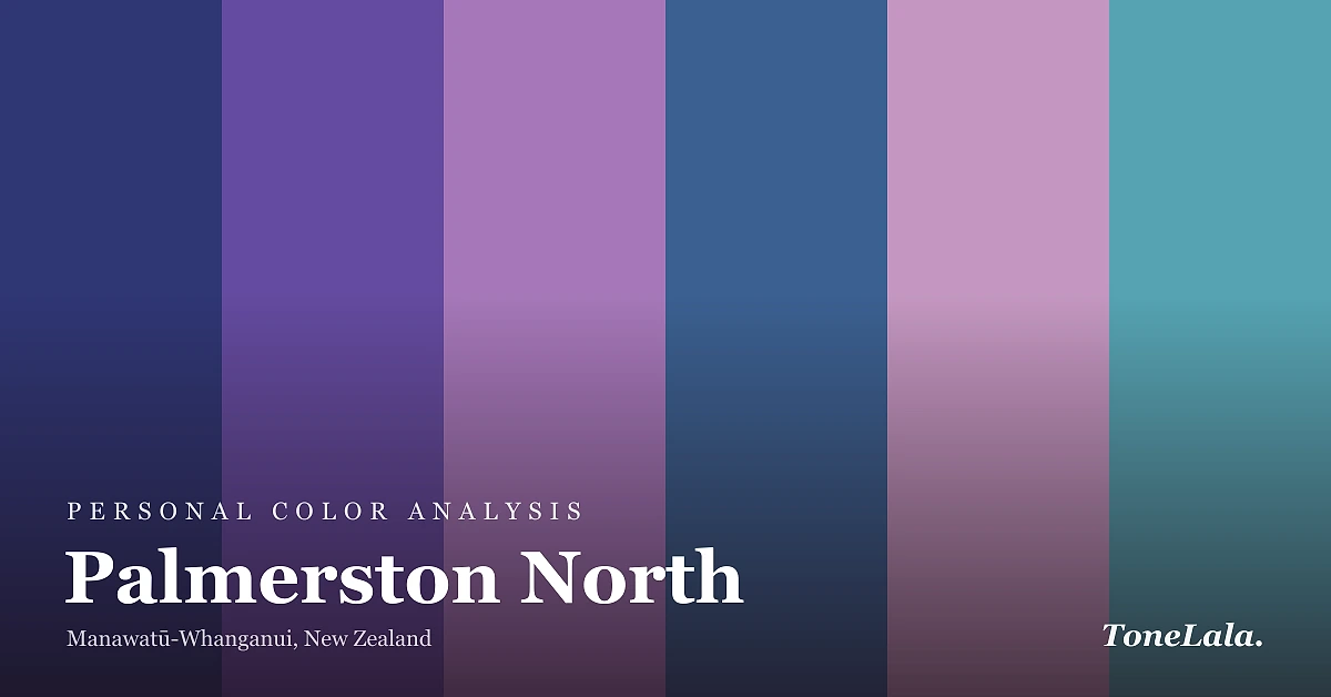 Personal color analysis in Palmerston North — the Palmerston North color palette by ToneLala