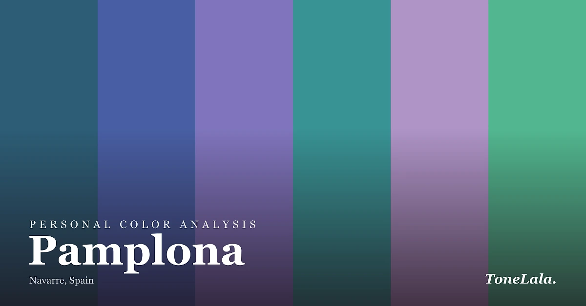 Personal color analysis in Pamplona — the Pamplona color palette by ToneLala