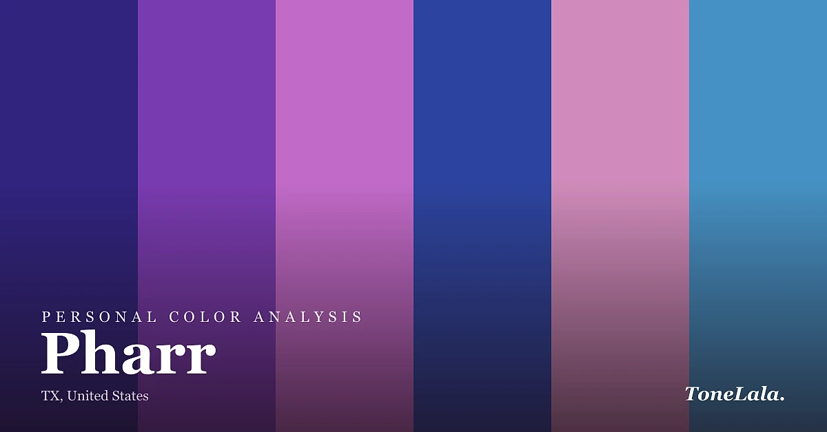 Personal color analysis in Pharr — the Pharr color palette by ToneLala
