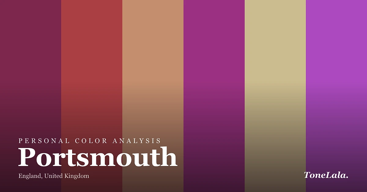 Personal color analysis in Portsmouth — the Portsmouth color palette by ToneLala