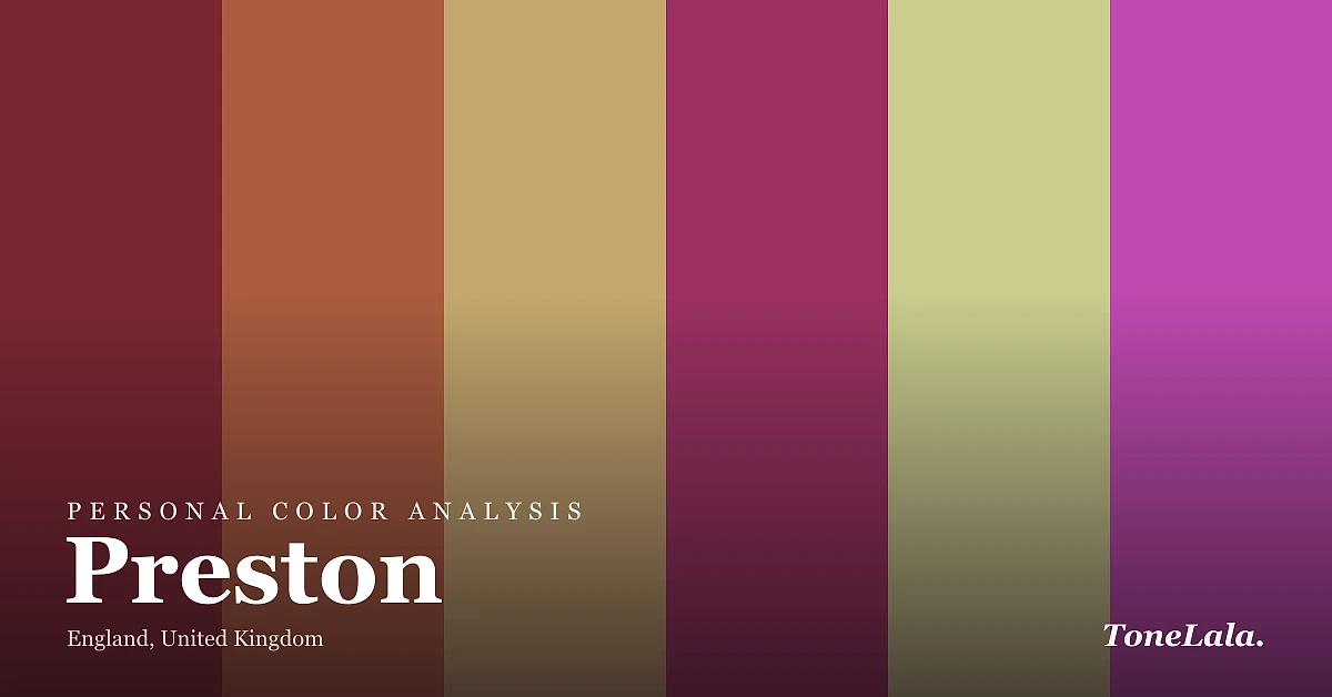 Personal color analysis in Preston — the Preston color palette by ToneLala