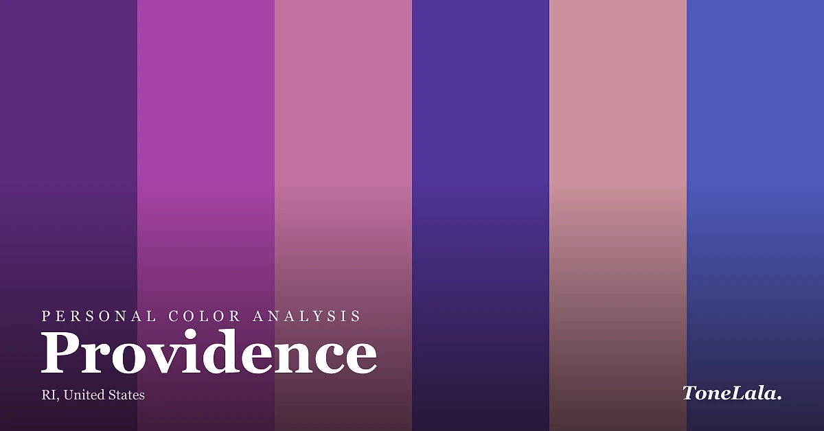 Personal color analysis in Providence — the Providence color palette by ToneLala