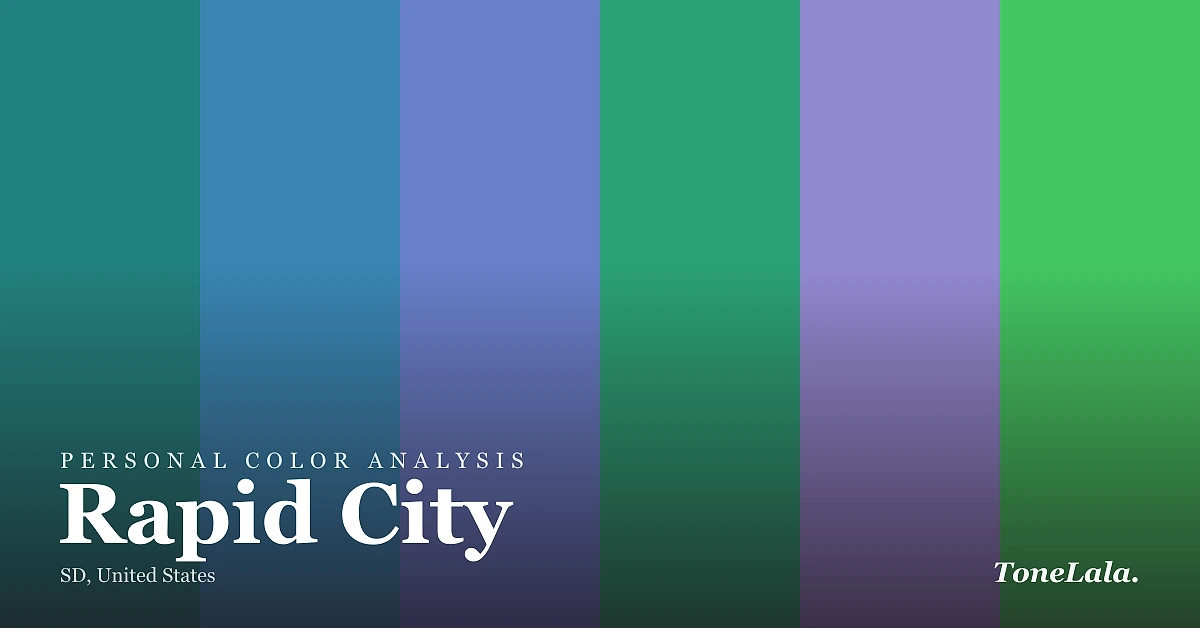 Personal color analysis in Rapid City — the Rapid City color palette by ToneLala