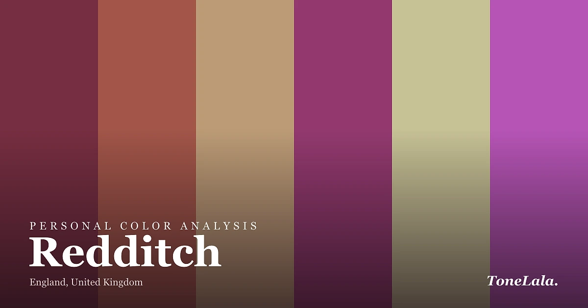 Personal color analysis in Redditch — the Redditch color palette by ToneLala