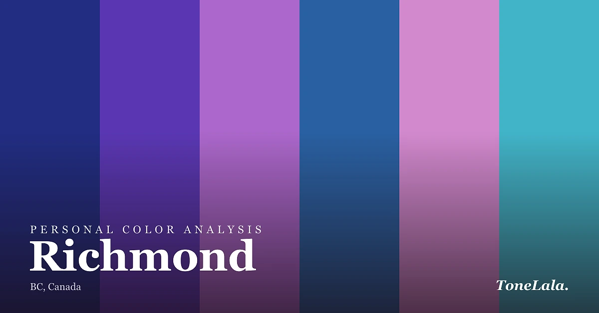Personal color analysis in Richmond — the Richmond color palette by ToneLala