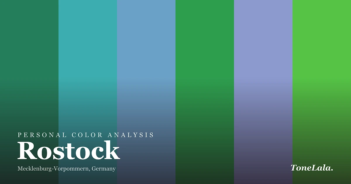 Personal color analysis in Rostock — the Rostock color palette by ToneLala