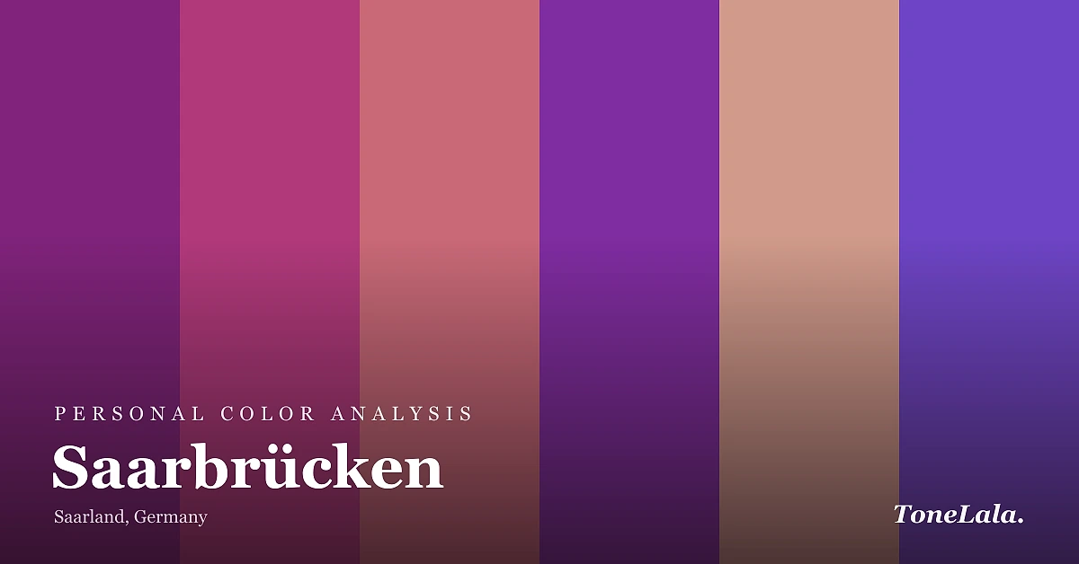 Personal color analysis in Saarbrücken — the Saarbrücken color palette by ToneLala