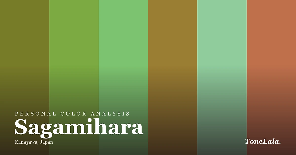 Personal color analysis in Sagamihara — the Sagamihara color palette by ToneLala