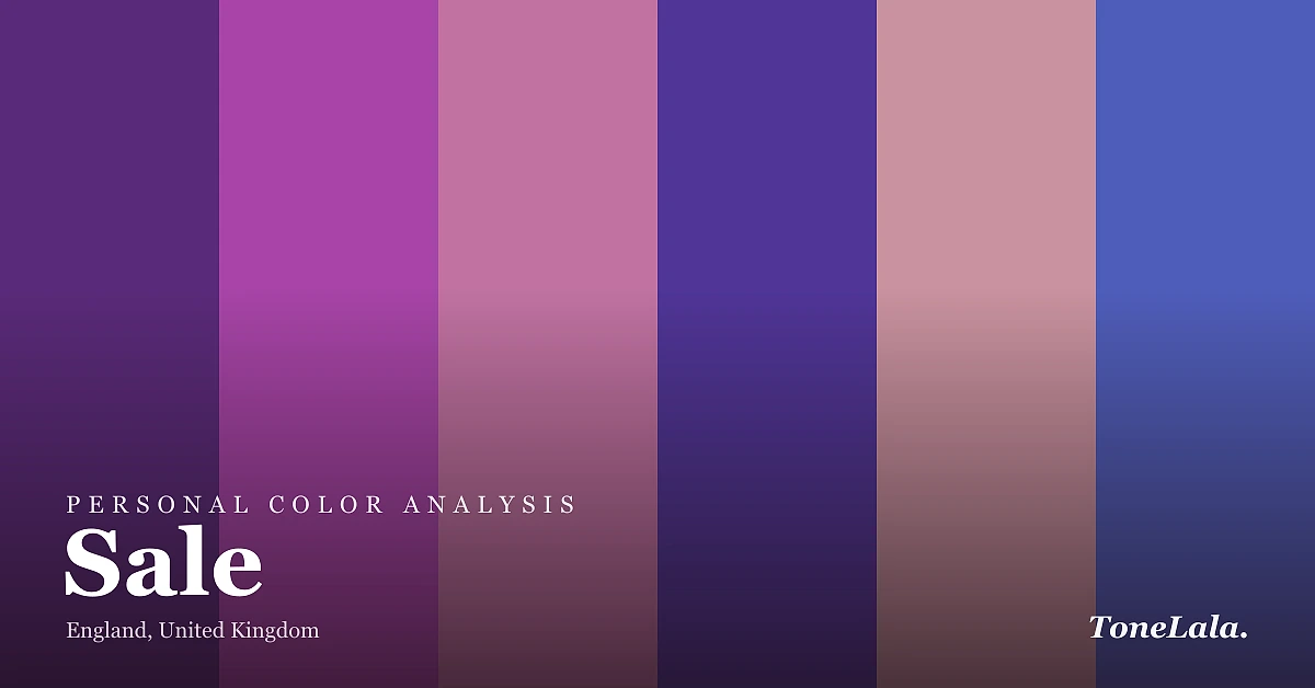 Personal color analysis in Sale — the Sale color palette by ToneLala