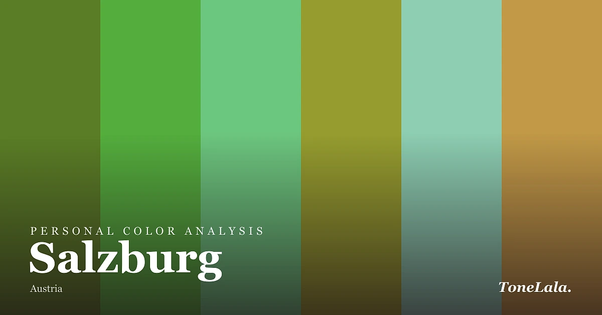 Personal color analysis in Salzburg — the Salzburg color palette by ToneLala